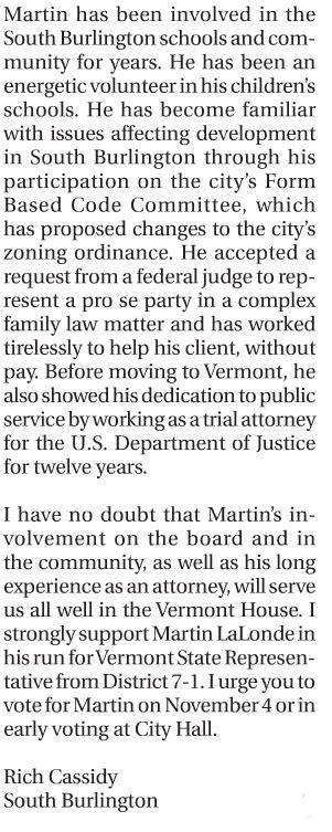 letter from Rich Cassidy part two